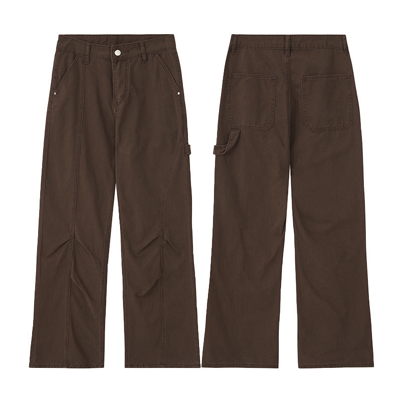 Herren weite Carpenterhose aus Baumwoll-Twill mit Hammerschlaufe und verstärkten Nähten Nord Taschen