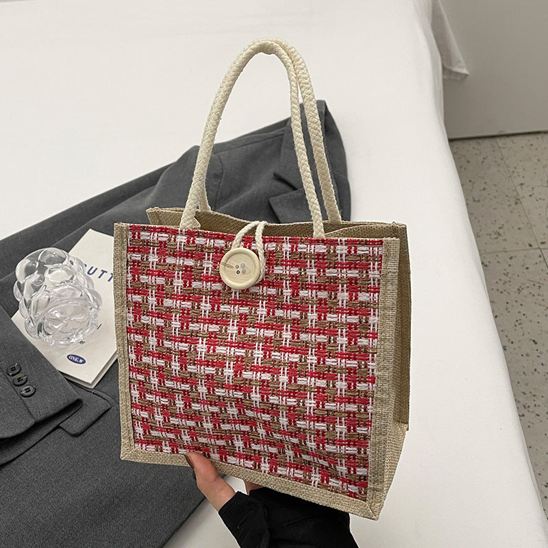 Damen Tragetasche mit elegantem gewebtem Design Nord Taschen