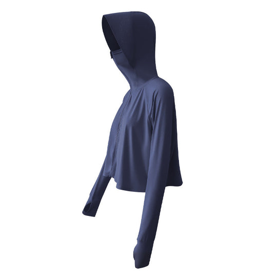 Sonnenschutzkleidung mit Kapuze