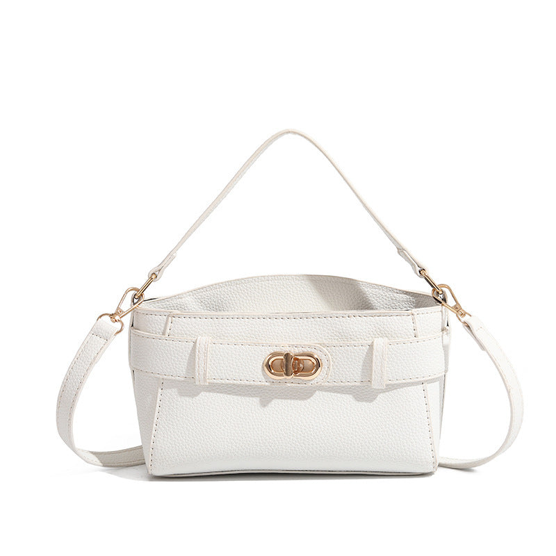 Damen Tragetasche mit eleganter Struktur und luxuriösem Kettenverschluss Nord Taschen