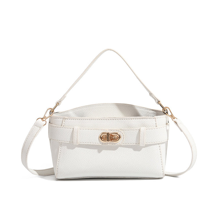 Damen Tragetasche mit eleganter Struktur und luxuriösem Kettenverschluss Nord Taschen