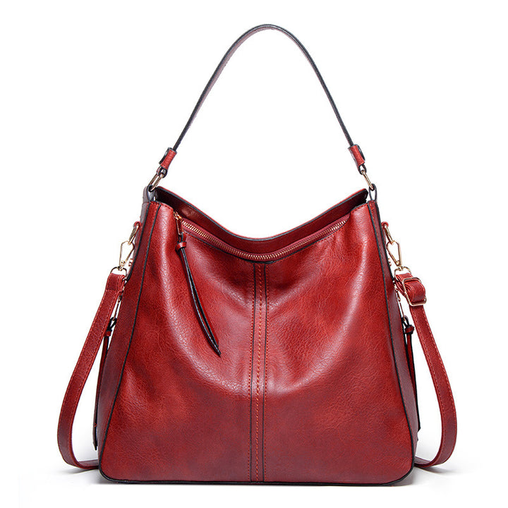 Damen Hobo-Tasche aus hochwertigem Kunstleder mit geräumigem Innenleben Nord Taschen