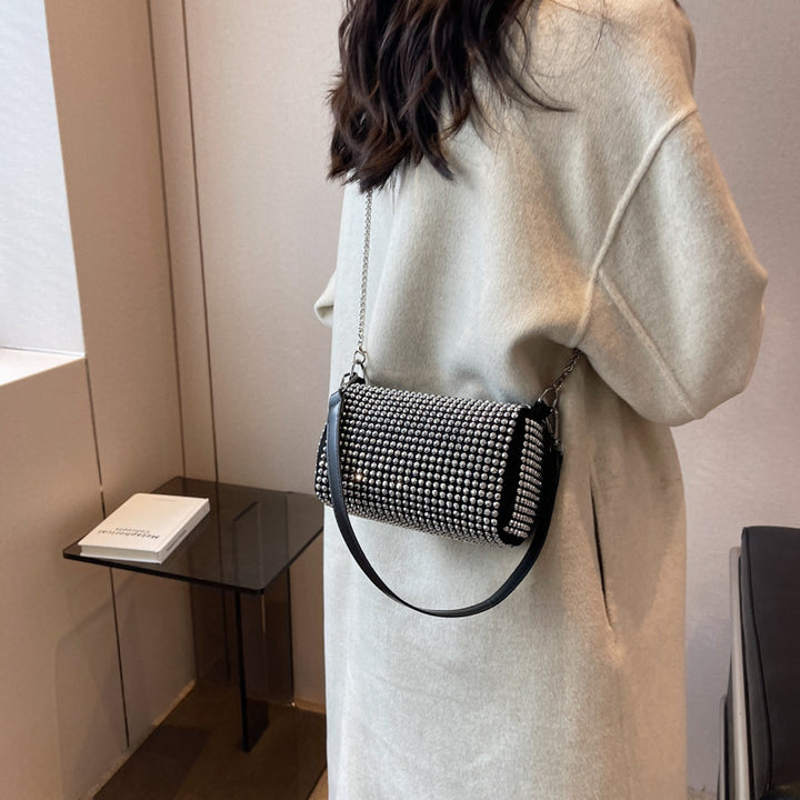 Damen Glamouröse Clutch mit Strassverzierung Nord Taschen