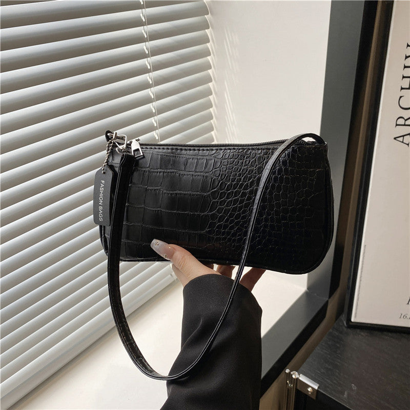 Damen elegante Handtasche mit Krokodilprägung Nord Taschen