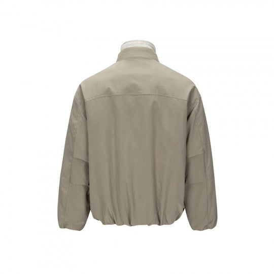 Herren Ultraleichte Tech-Blousonjacke mit Raglanärmeln, Stehkragen und Reißverschlusstaschen Nord Taschen