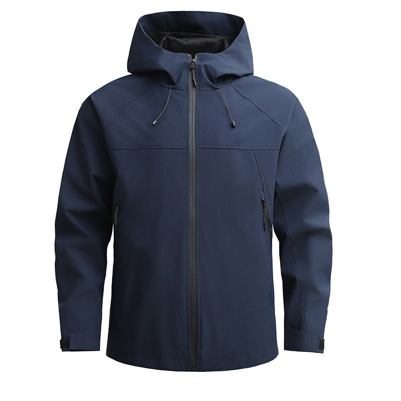 Herren Atmungsaktive Softshelljacke mit Zwei-Wege-Reißverschluss, verstellbarer Kapuze und wasserabweisender Oberfläche Nord Taschen