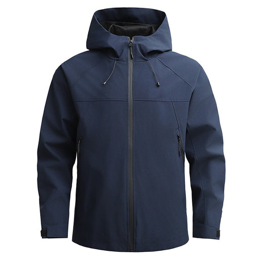 Herren Atmungsaktive Softshelljacke mit Zwei-Wege-Reißverschluss, verstellbarer Kapuze und wasserabweisender Oberfläche Nord Taschen