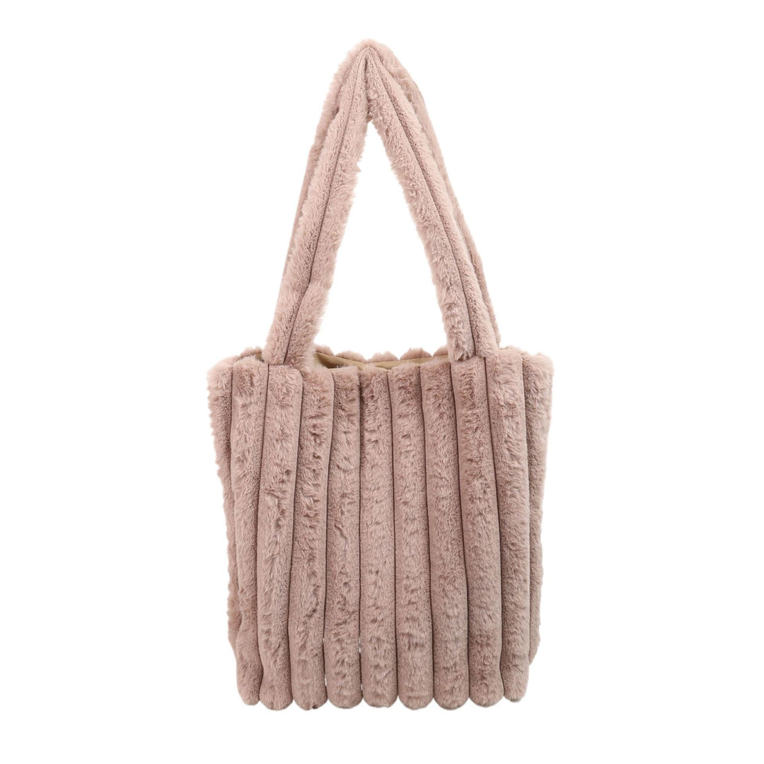 Damen elegante Umhängetasche mit luxuriösem Plüsch-Design Nord Taschen