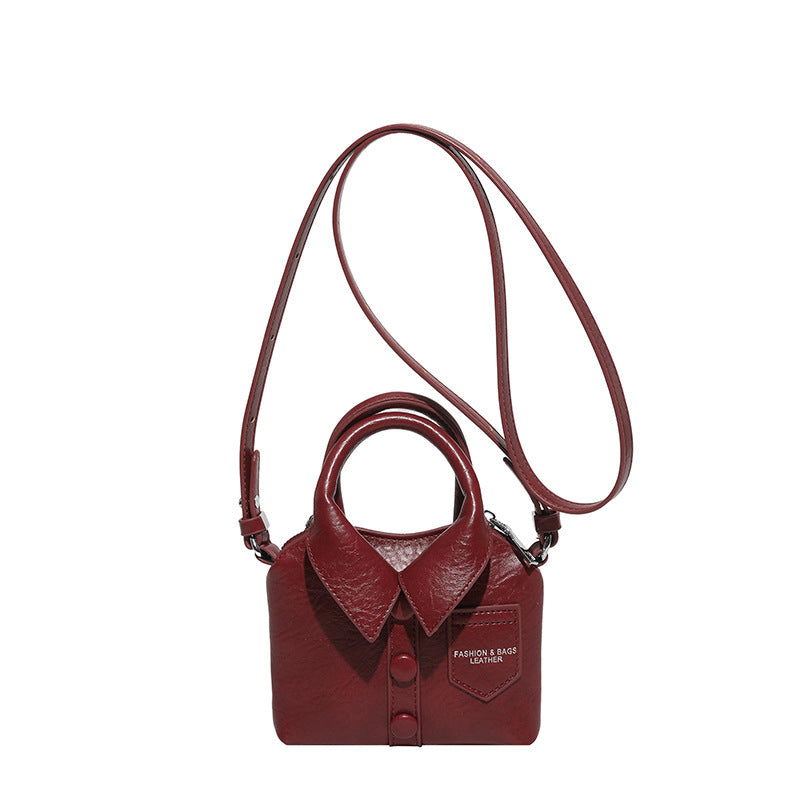 Damen modische Handtasche mit kreativem Hemdkragen-Design Nord Taschen