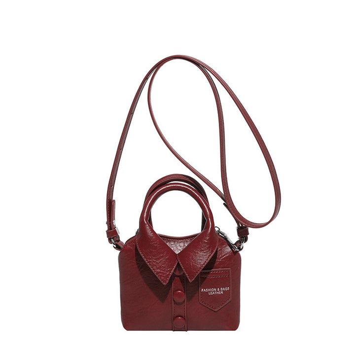 Damen modische Handtasche mit kreativem Hemdkragen-Design Nord Taschen