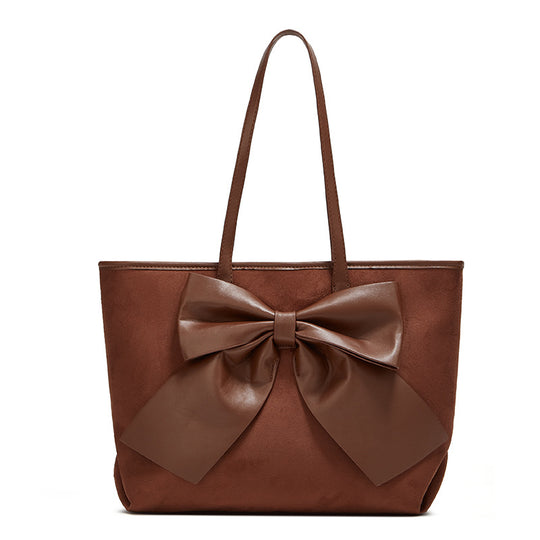 Damen Tote-Tasche mit eleganter Schleife und geräumigem Innenfach Nord Taschen