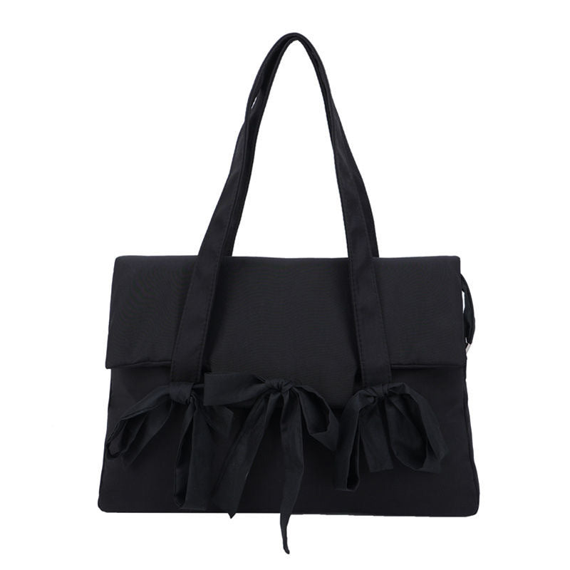 Damen elegante Tragetasche mit modischem Schleifendetail Nord Taschen