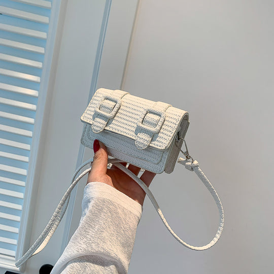 Damen Mini Umhängetasche mit strukturiertem Design und verstellbarem Trageriemen Nord Taschen
