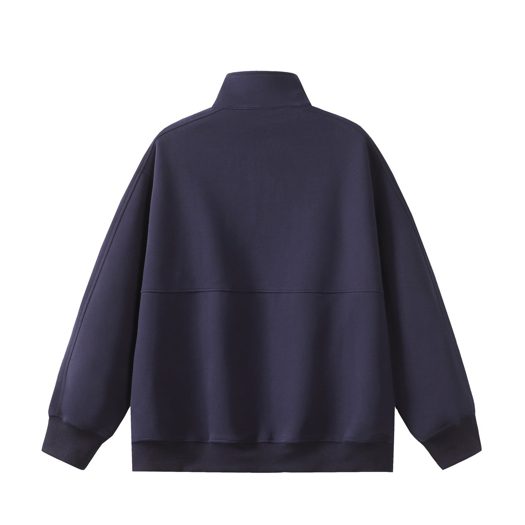 Herren Halbzip-Sweatshirt mit Stehkragen, Kängurutasche und Relaxed-Schnitt Nord Taschen