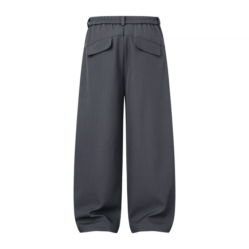 Damen Weite Culotte-Hose mit Kniepatches, elastischem Rückbund und aufgesetzten Taschen Nord Taschen