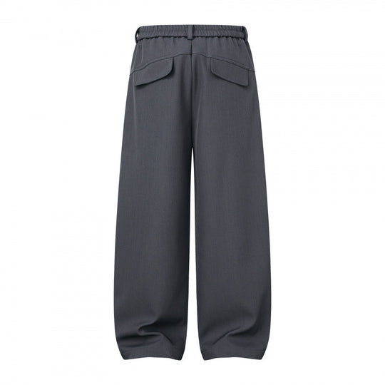 Damen Weite Culotte-Hose mit Kniepatches, elastischem Rückbund und aufgesetzten Taschen Nord Taschen