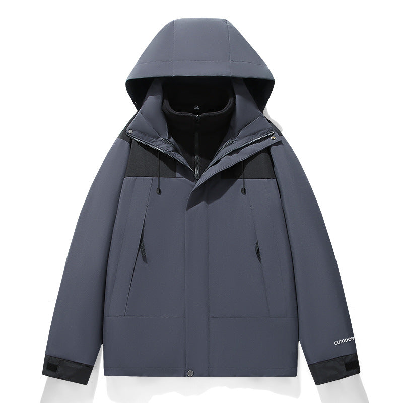Herren technische Allwetterjacke Nord Taschen