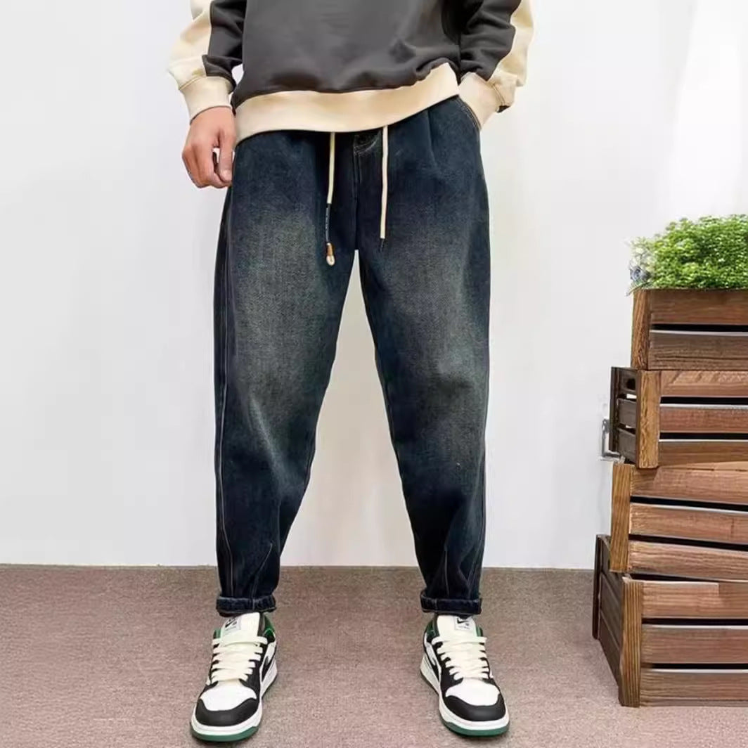 Herren Modische Ripped Jeans mit kreativen Patches Nord Taschen 1788342395