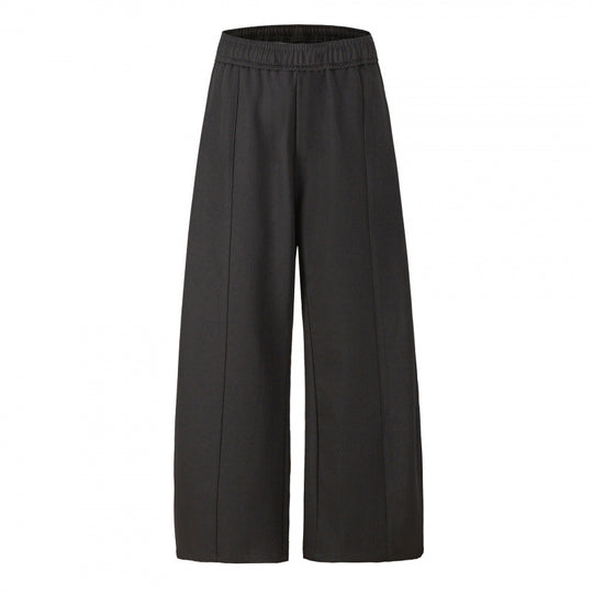 Damen Elegante Culotte-Hose mit weitem Bein, Bügelfalte und elastischem Komfortbund Nord Taschen