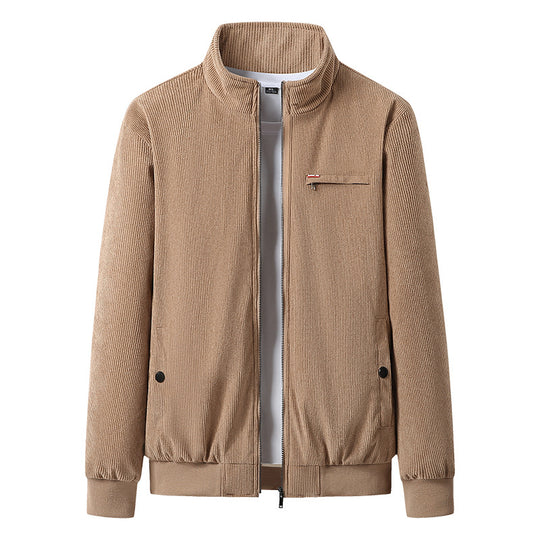 Herren Modische Cordjacke mit weichem Innenfutter Nord Taschen