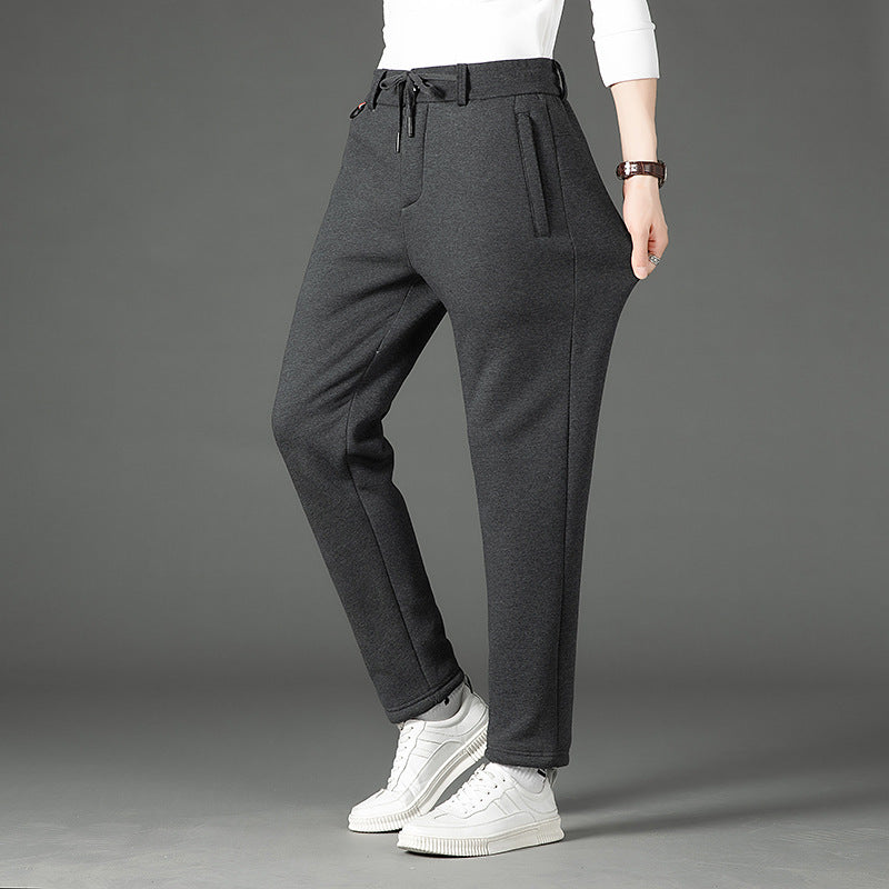 Herren Thermo-Jogginghose mit Teddyfutter, elastischem Bund und Reißverschlusstaschen Nord Taschen