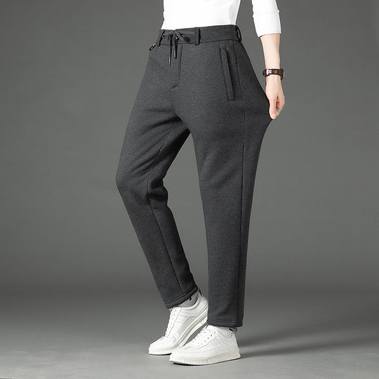 Herren Thermo-Jogginghose mit Teddyfutter, elastischem Bund und Reißverschlusstaschen Nord Taschen