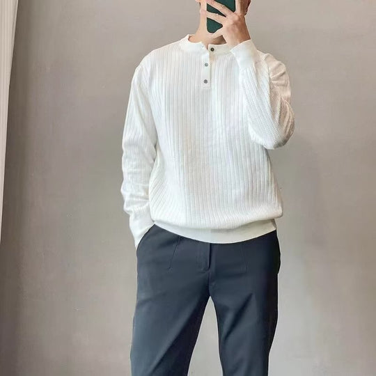 Herren Strickpullover mit strukturiertem Design Nord Taschen