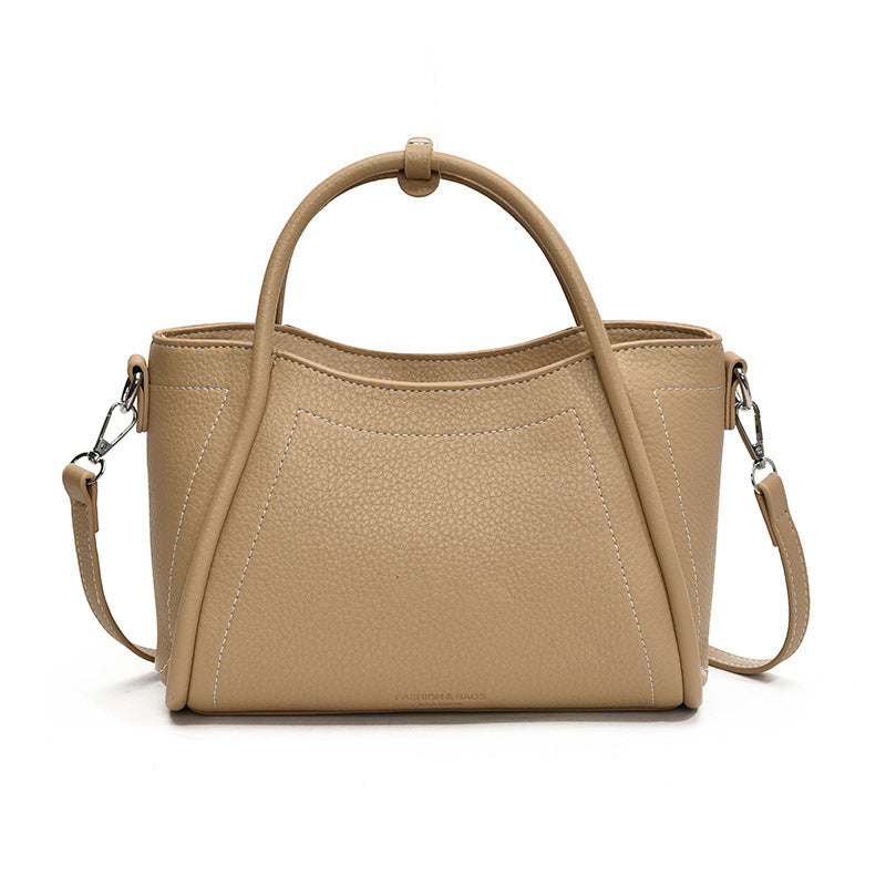 Damen elegante Handtasche mit feinem Leder und strukturiertem Design Nord Taschen