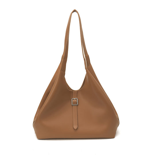 Damen Hobo-Tasche aus hochwertigem Kunstleder mit schickem Schnallen-Detail Nord Taschen