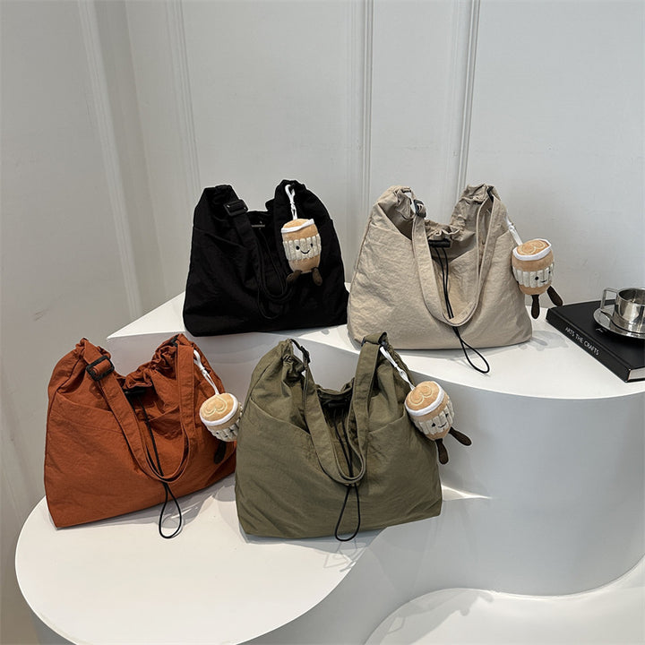 Damen praktische Beuteltasche mit Kordelzug Nord Taschen