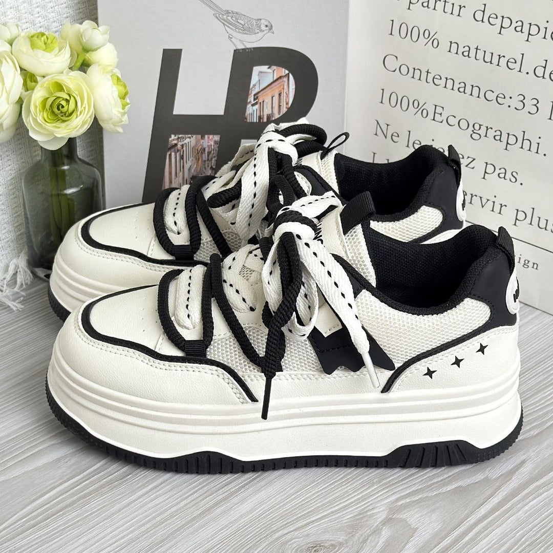 Damen Sportliche Sneaker mit dicker Sohle Nord Taschen