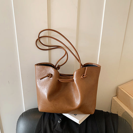 Damen Beuteltasche mit elegantem Kordelzug Nord Taschen