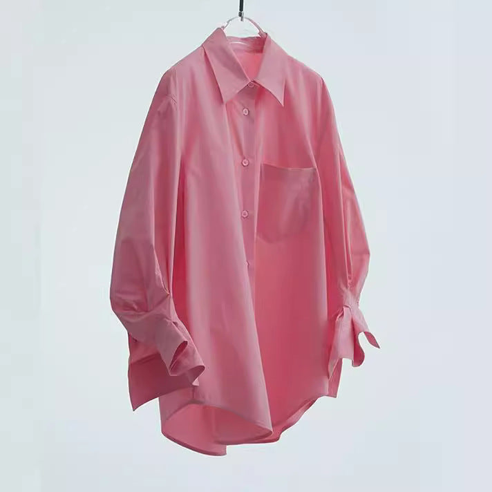Damen Oversized Hemd mit lässigem Schnitt Nord Taschen