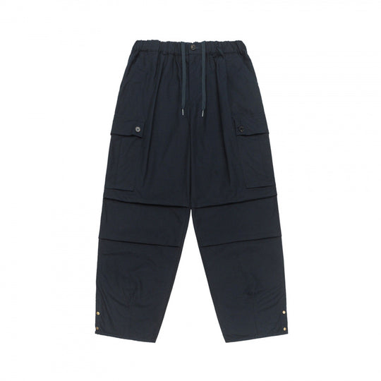 Unisex Oversize-Cargo-Hose mit Tunnelzugbund, Lagen-Detail und Druckknopfsaum Nord Taschen