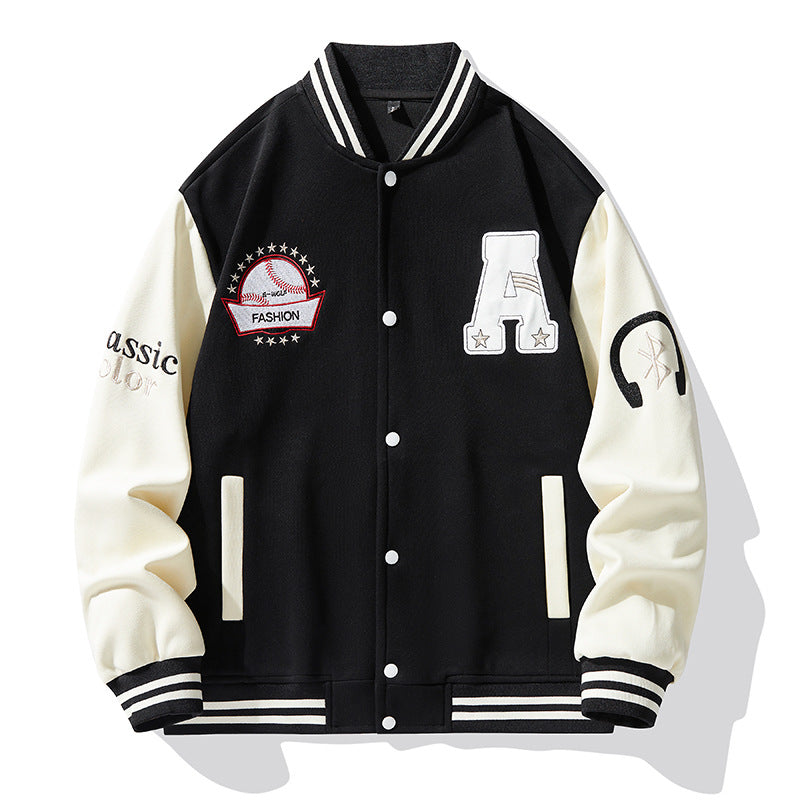 Herren Moderne Collegejacke Nord Taschen