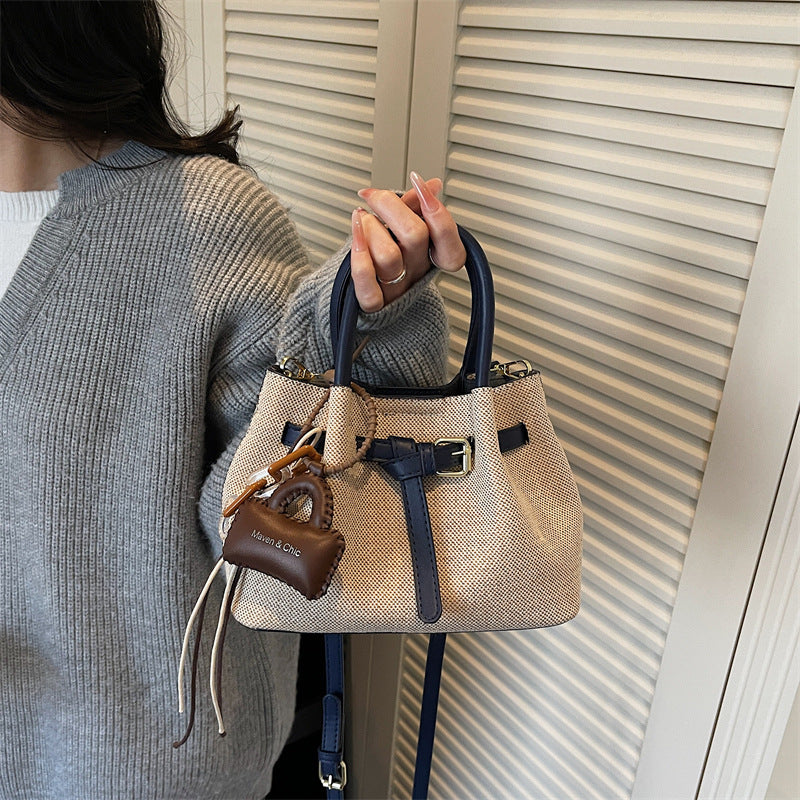 Damen Beuteltasche mit luxuriösen Details und abnehmbarem Schulterriemen Nord Taschen