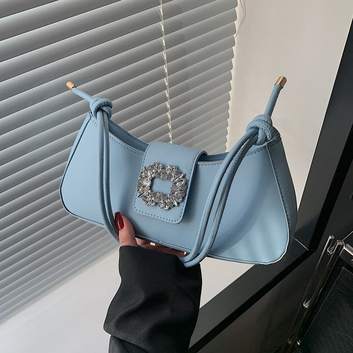Damen modische Schultertasche mit funkelndem Clipverschluss Nord Taschen