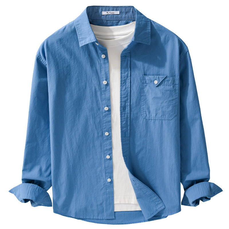 Herren Lagenhemd mit integriertem T-Shirt-Layer und aufgesetzter Brusttasche Nord Taschen