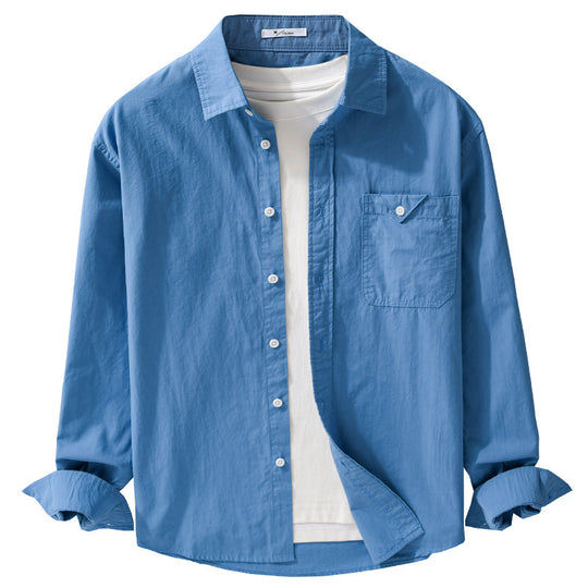 Herren Lagenhemd mit integriertem T-Shirt-Layer und aufgesetzter Brusttasche Nord Taschen