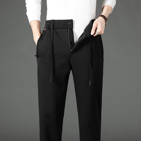 Herren Thermo-Jogginghose mit Teddyfutter, elastischem Bund und Reißverschlusstaschen Nord Taschen