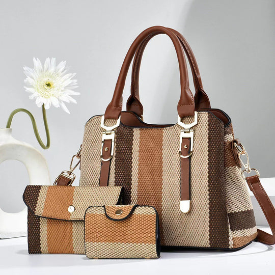 Damen vielseitige Handtasche mit modischen Accessoires Nord Taschen