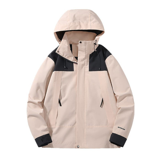 Herren Wetterfester Shell-Parka mit verstellbarer Kapuze und verdeckten Reißverschlüssen Nord Taschen
