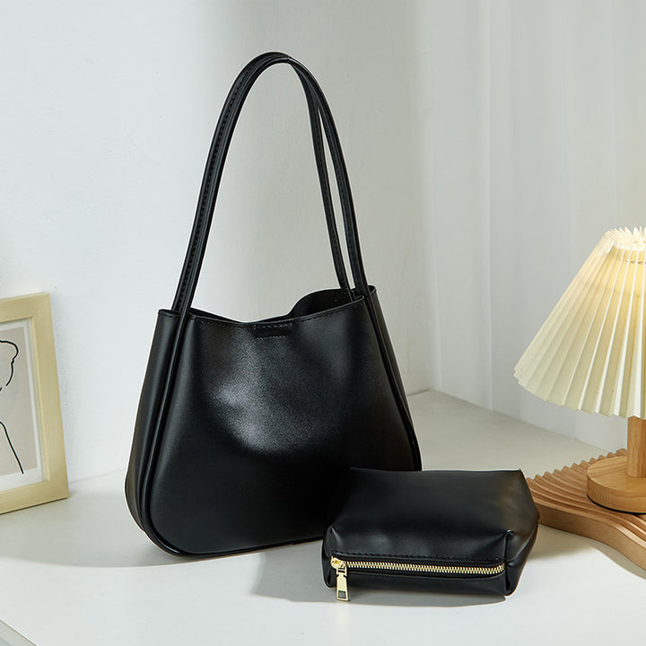 Damen Hobo Tasche mit abnehmbarem Kosmetiktäschchen Nord Taschen