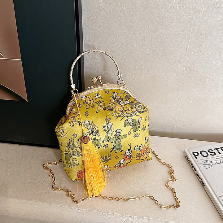 Damen elegante Umhängetasche mit verspieltem Design Nord Taschen