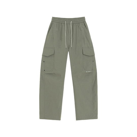 Herren Cargo-Freizeithose mit elastischem Bund, Kordelzug & aufgesetzten Klappentaschen Nord Taschen