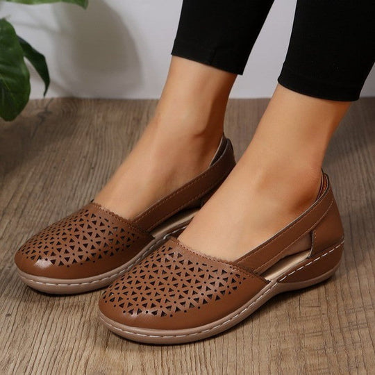 Damen Bequeme und luftige Freizeitschuhe mit durchbrochenem Design Nord Taschen