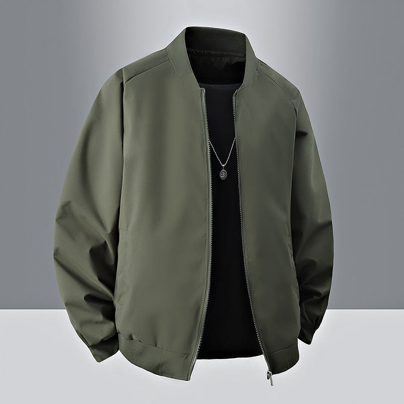 Herren Bomberjacke mit hohem Kragen und praktischen Taschen Nord Taschen