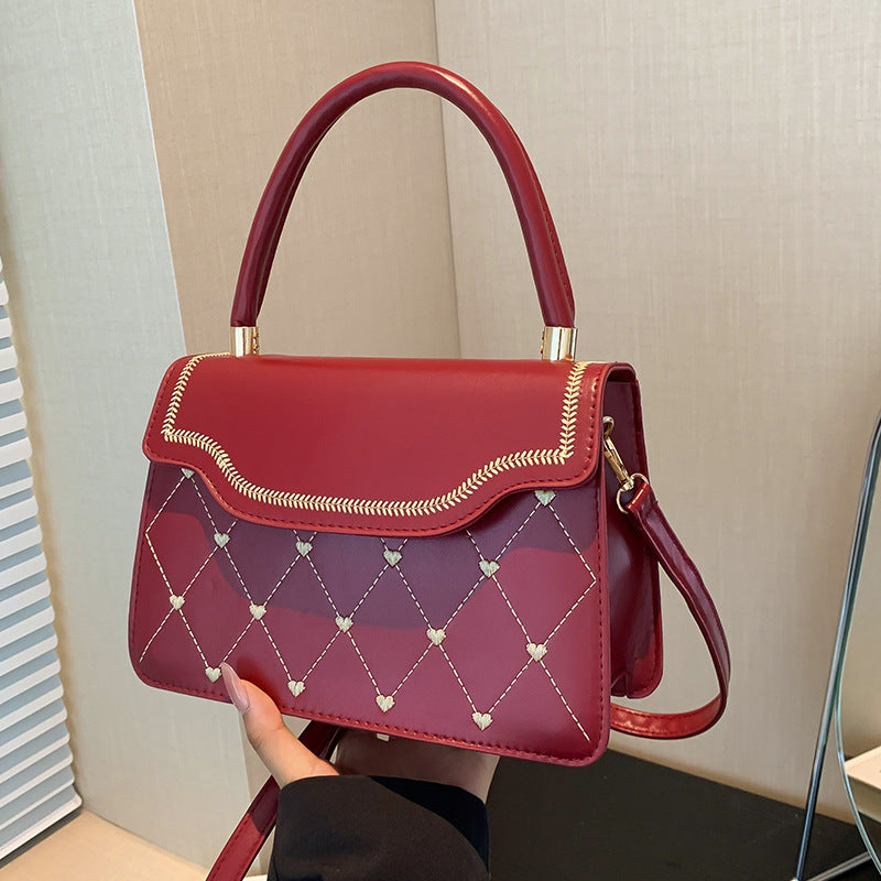 Damen elegante Umhängetasche mit stilvollem Steppmuster Nord Taschen