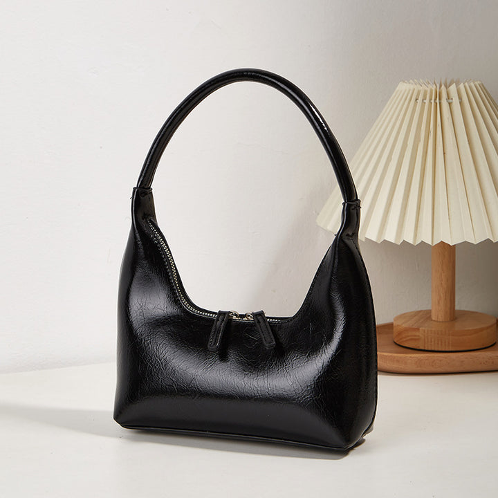 Damen Hobo-Tasche mit edlem Kunstleder und praktischem Reißverschluss Nord Taschen