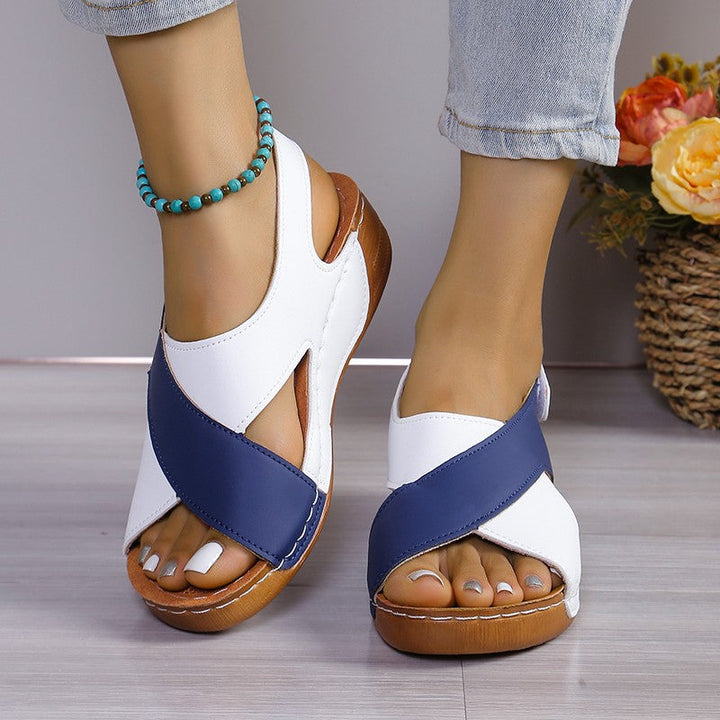 Damen Komfort-Sandalen mit anatomisch geformtem Fußbett und rutschfester Sohle